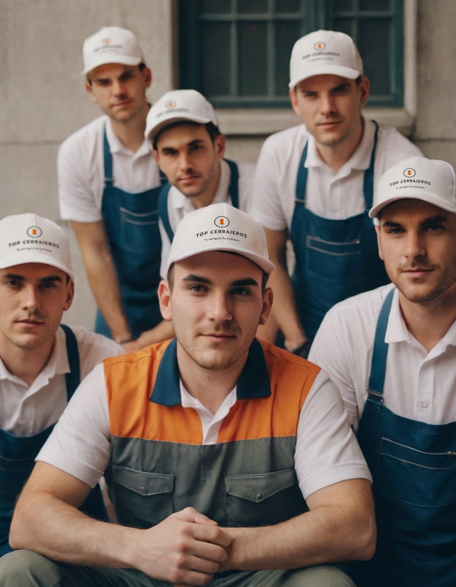 Cerrajero profesional de TopCerrajeros trabajando en Valencia